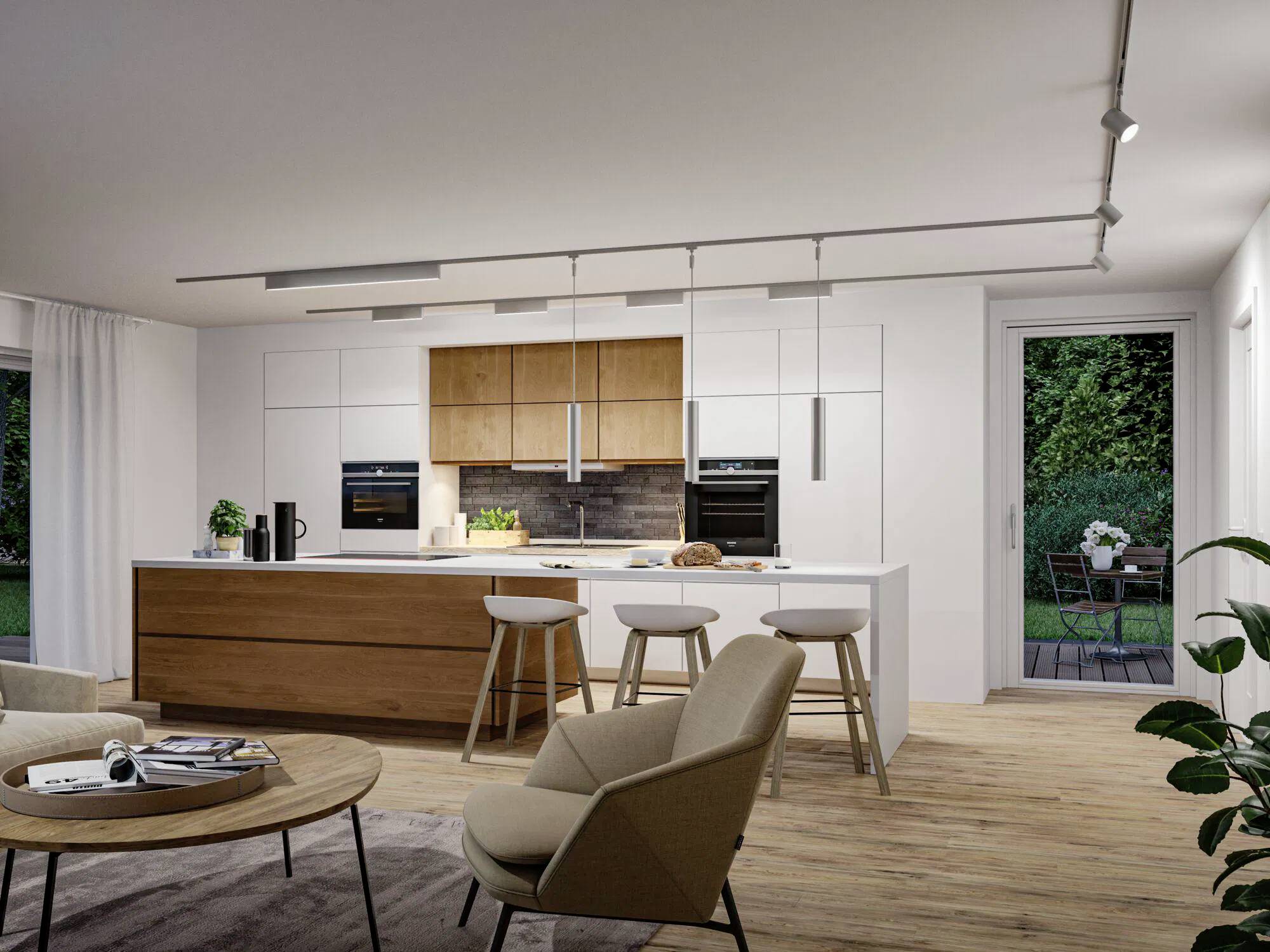 Світлодіодний трековий світильник Paulmann 95712 9,5 Вт 850 лм хромований (матовий)