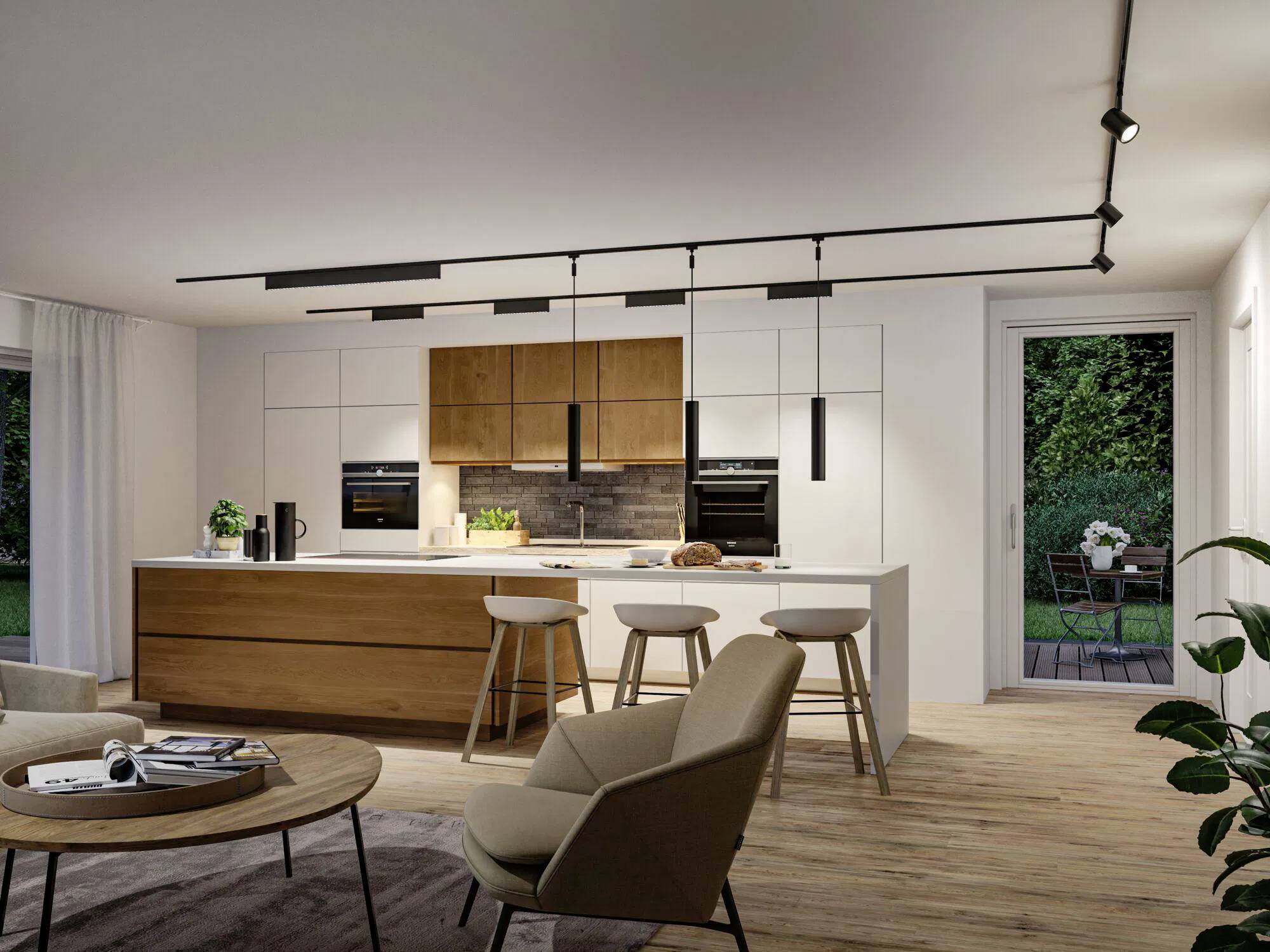 Світлодіодний трековий світильник Paulmann 95715 10 Вт 1050 лм чорний (матовий)