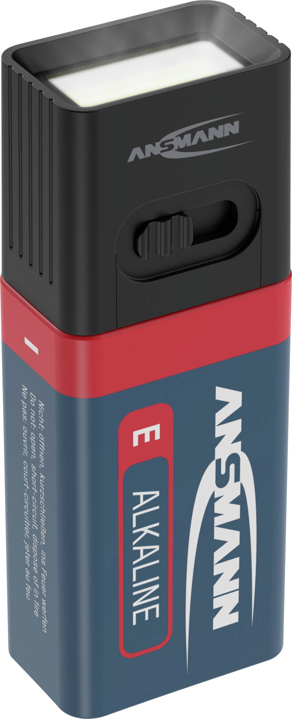 Ansmann 1600-0714 ANSMANN COB LED Mini-Leuchte betrieben durch 9V Batterie COB LED Ручна лампа на батарейках 3 Вт 60 лм