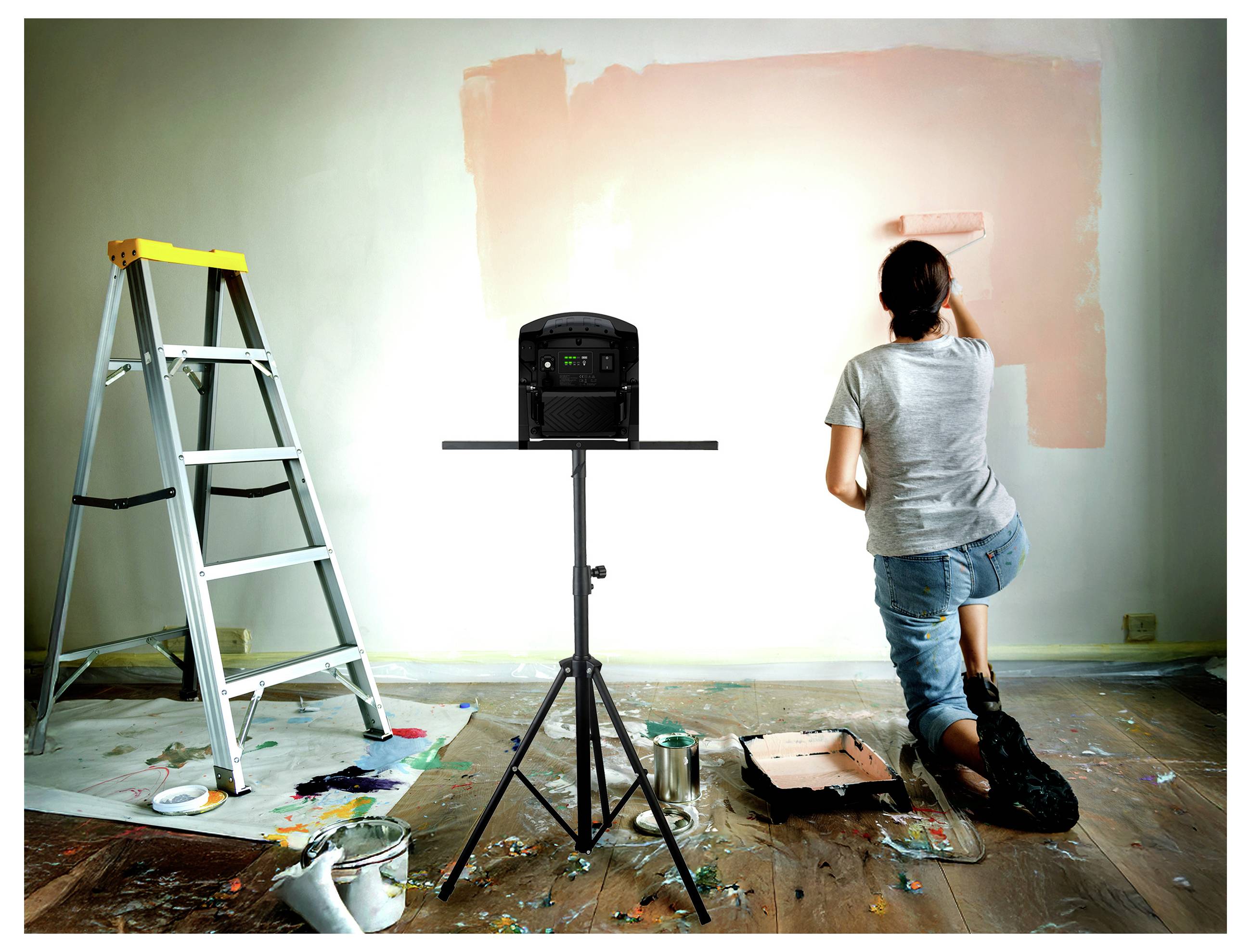 Тринога для робочого світла Ansmann Universalstativ UT180 1600-0705 Максимальна довжина штатива: 1800 мм