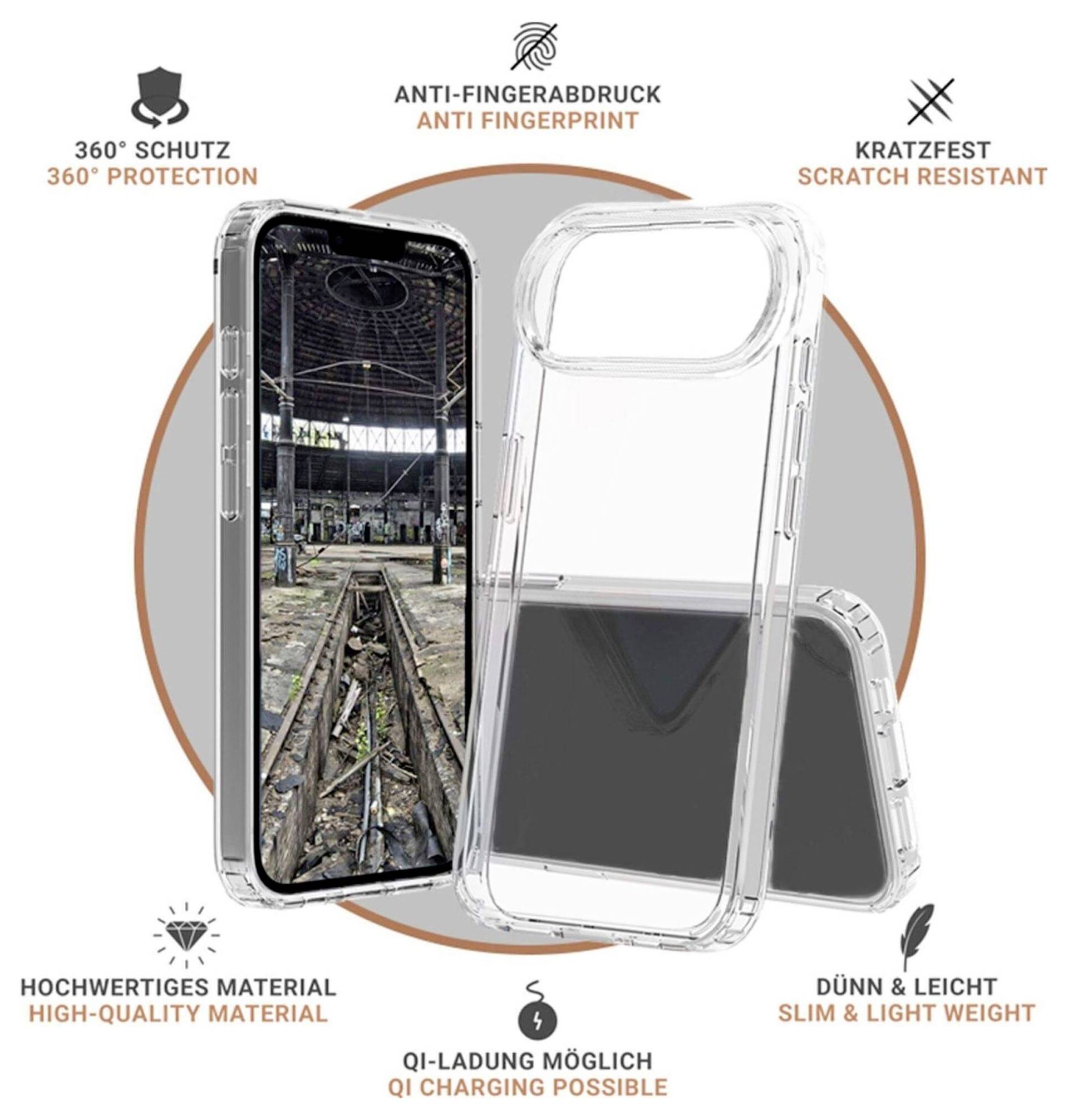 JT Berlin Case Apple iPhone Air przeźroczysty Odporny na wstrząsy 11152-4