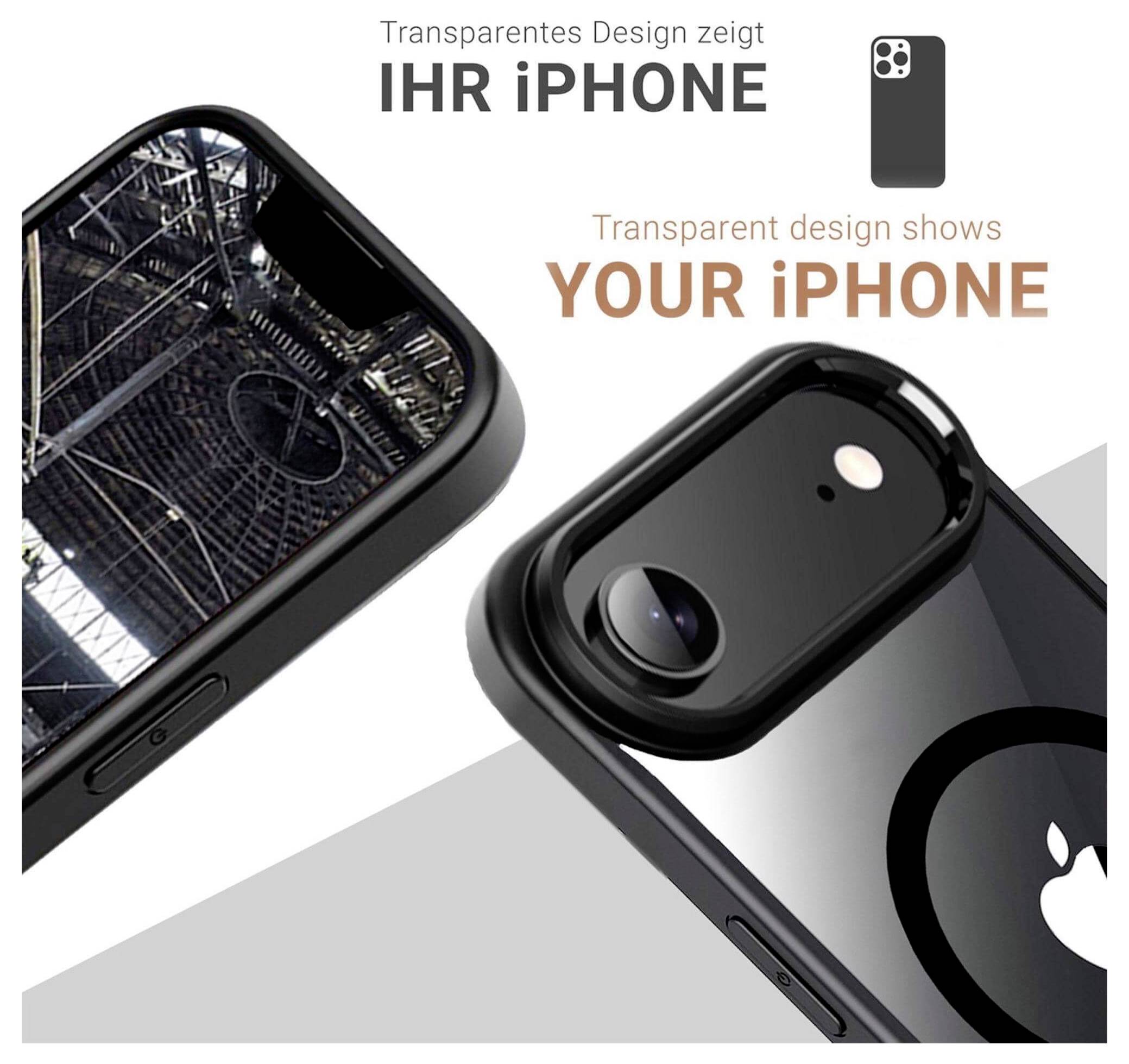 Przezroczysty design pozwala zobaczyć twojego iPhone'a