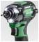 Zielono-czarny, bezprzewodowy klucz udarowy z włączonym światłem LED, oznaczony na obudowie napisami 'TRIPLE HAMMER' i 'BRUSHLESS' z widoczną nazwą marki.