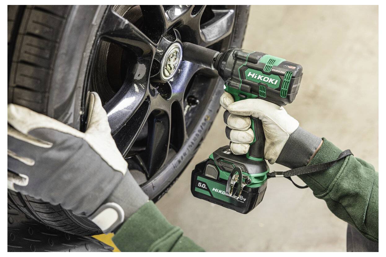 HiKOKI WR18DH WR18DHW2Z Акумуляторний ударний шурупокрут 345 Нм 18 В Кількість батарейок у комплекті 0