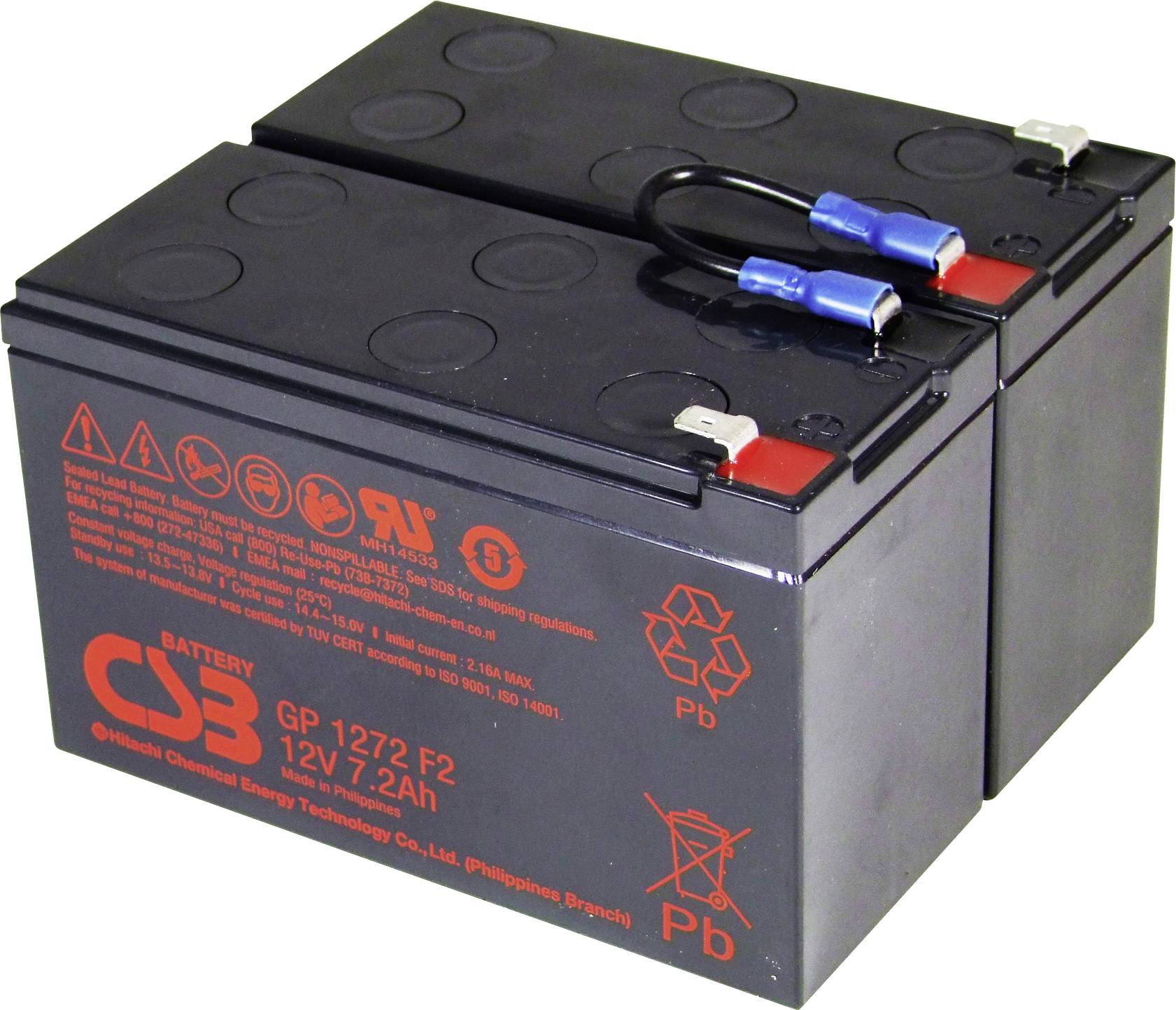 Комплект акумуляторів CSB Battery, 1 шт.