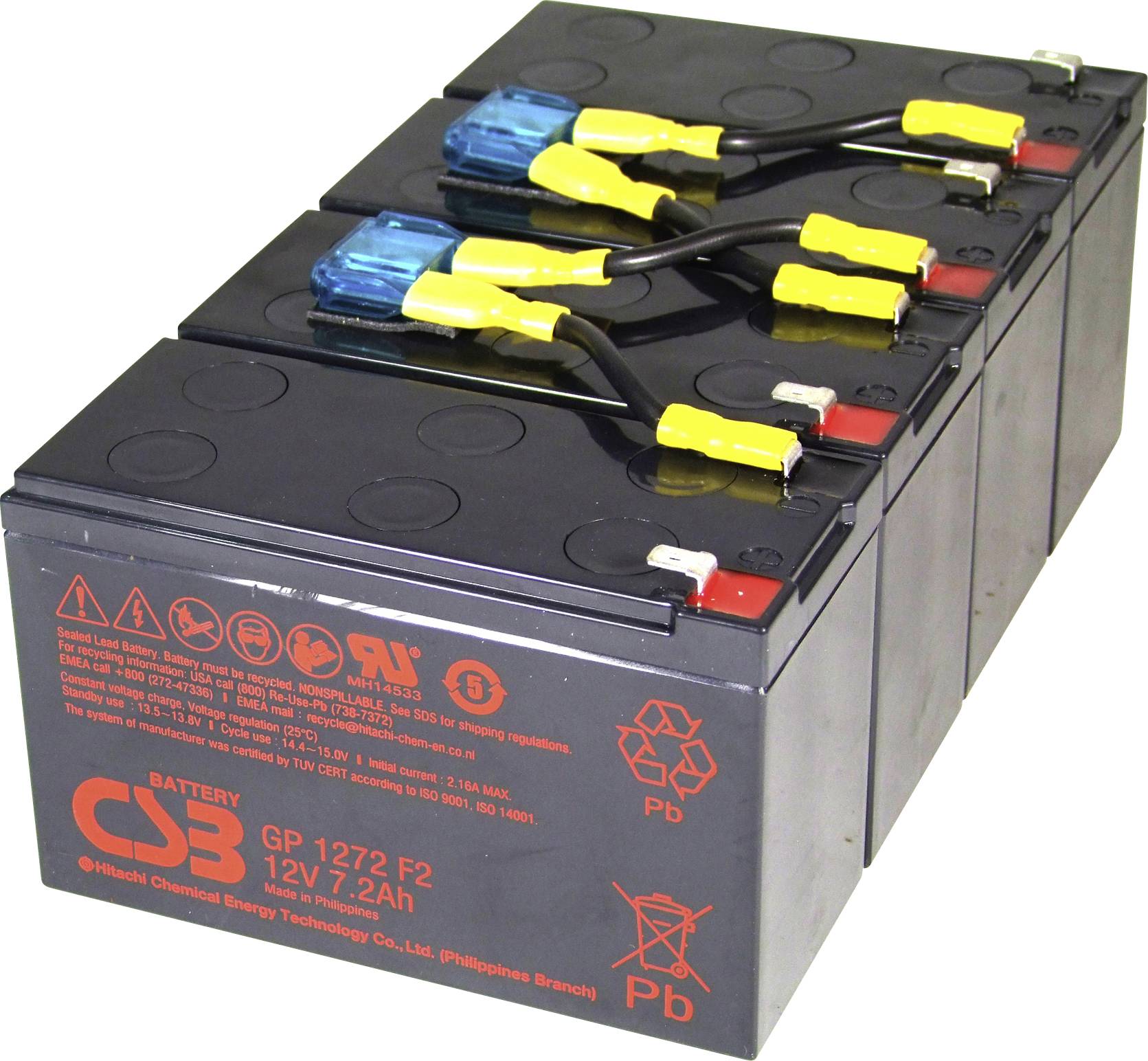 Комплект акумуляторів CSB Battery, 1 шт.