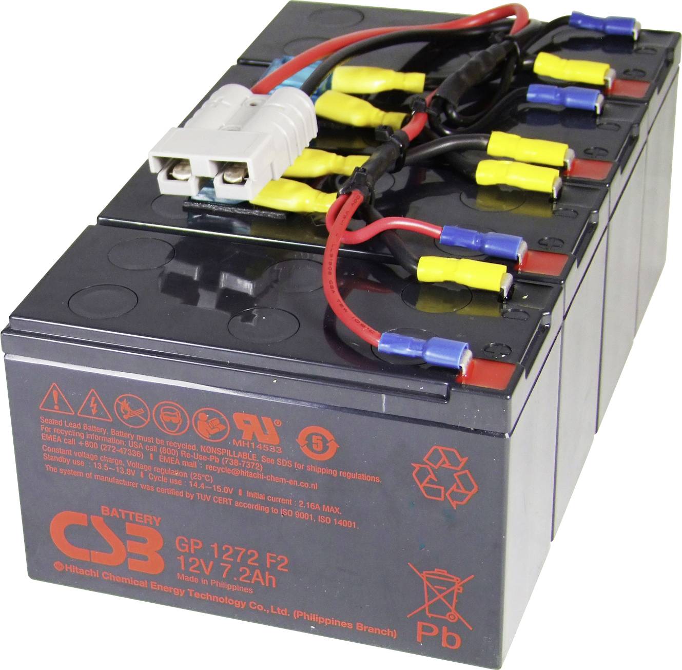 Комплект акумуляторів CSB Battery, 1 шт.