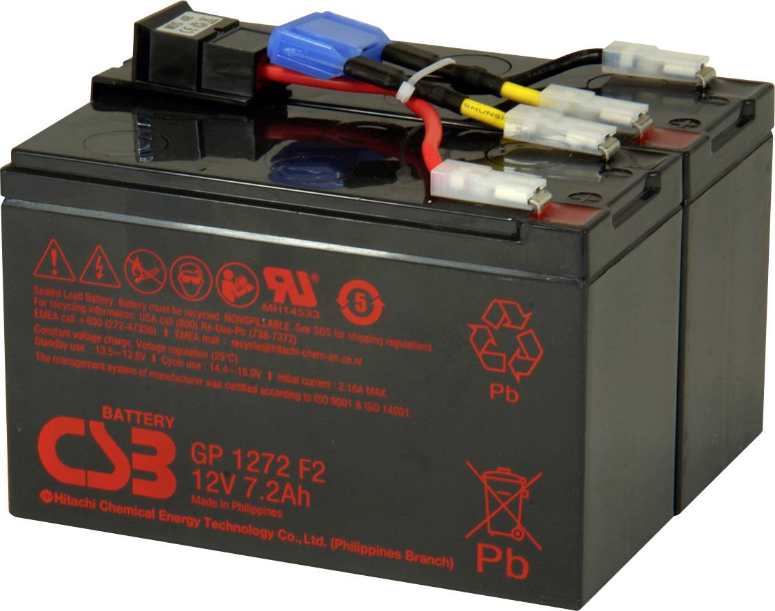 Комплект акумуляторів CSB Battery, 1 шт.