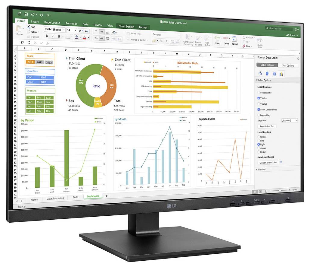 Монітор LG Electronics 27BN65Q-B, відновлений (дуже хороший), EEK G (A - G) 68,6 см (27 дюймів), 16:9, 5 мс, DisplayPort, HDMI, РК
