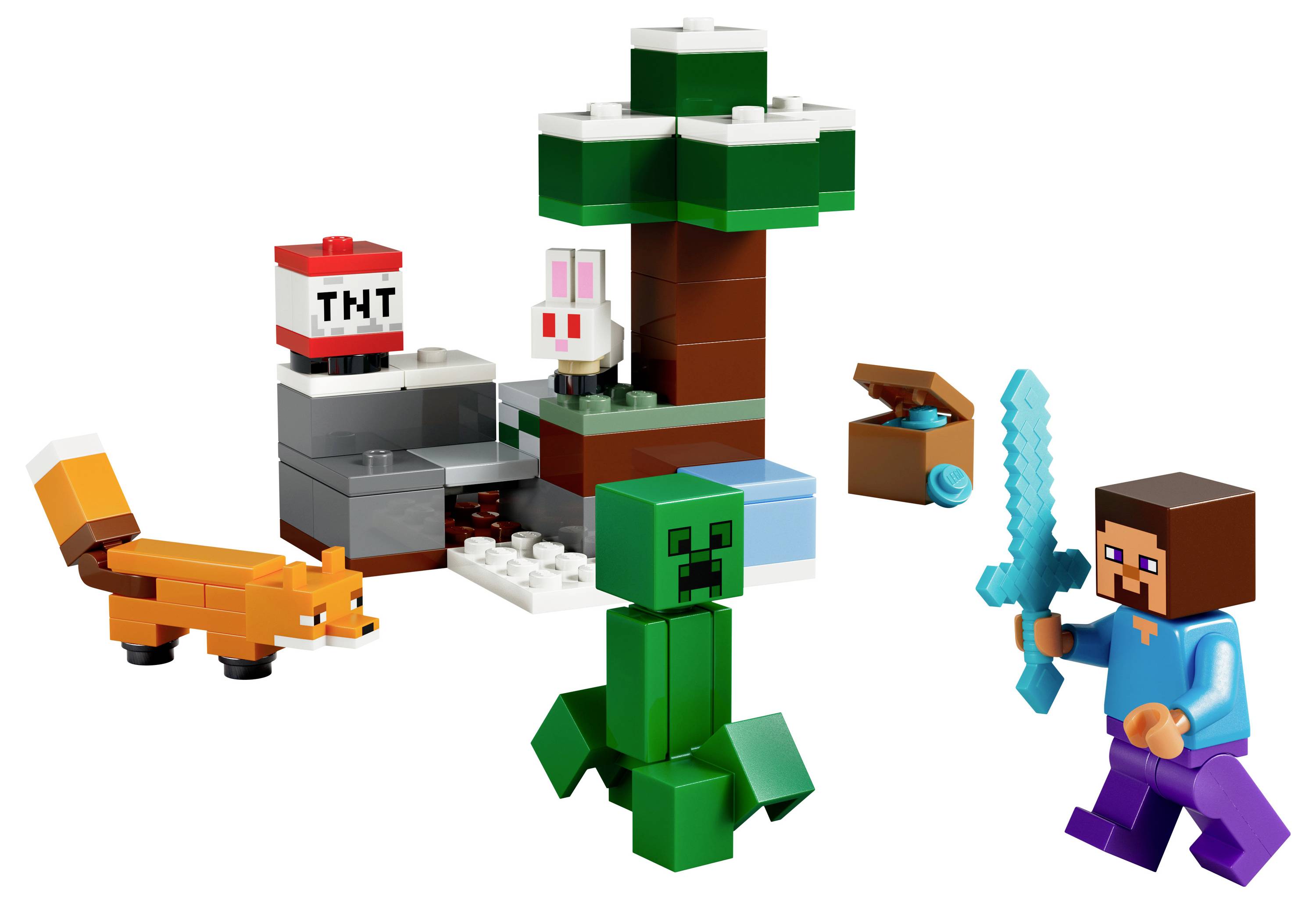 21583 LEGO® MINECRAFT Пригоди Стіва в тайзі (21583)