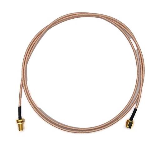 Mueller Electric BU-4150031048 Коаксіальний кабель SMA-роз'єм (мама) SMA-роз'єм (папа) 1,21 м прозорий 1 шт.