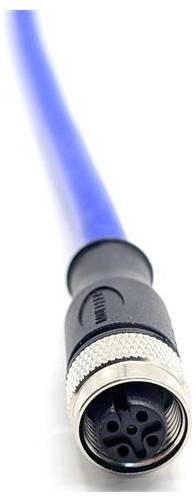 Mueller Electric C5C82M010 Роз'єм датчика/виконавчого механізму M12, прямий, 10 м Кількість контактів: 5 1 шт.