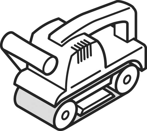 Obraz symbolu dla Papier ścierny pas zestaw Klingspor LS 309 XH 4097 400 mm 10 szt.