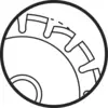 Obraz symbolu dla Klingspor 353717 DT 350 AB Extra CEVOLUTION Tarcza tnąca diamentowa Średnica 450 mm Średnica otworu 25.4 mm asfalt, beto