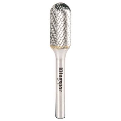 Klingspor 295741 Frez Cylinder z kulistą główką Długość 64 mm Średnica produktu 12.7 mm Średnica wiertła 6 mm-0