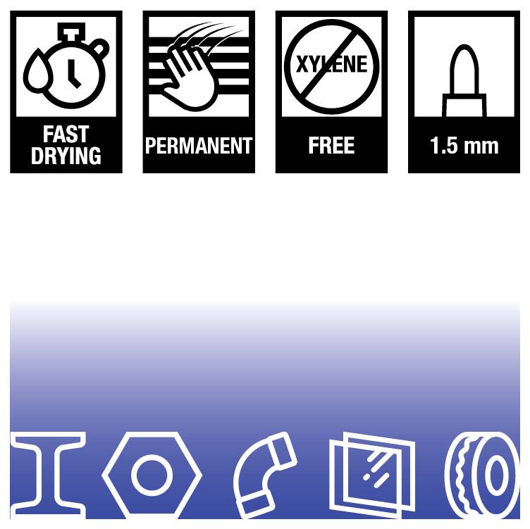 Marker permanentny Markal DURA-INK FINE-2