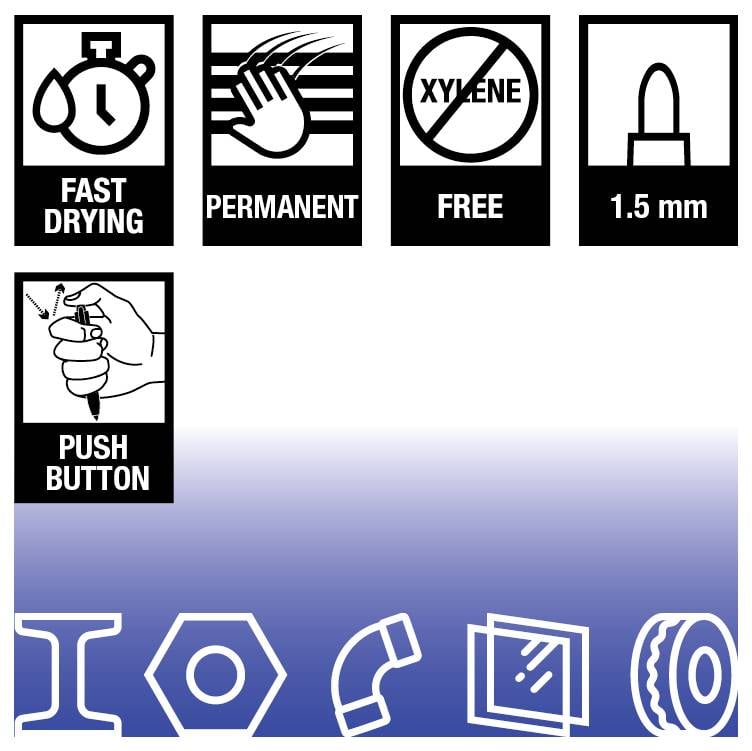 Висувний перманентний маркер Markal DURA-INK