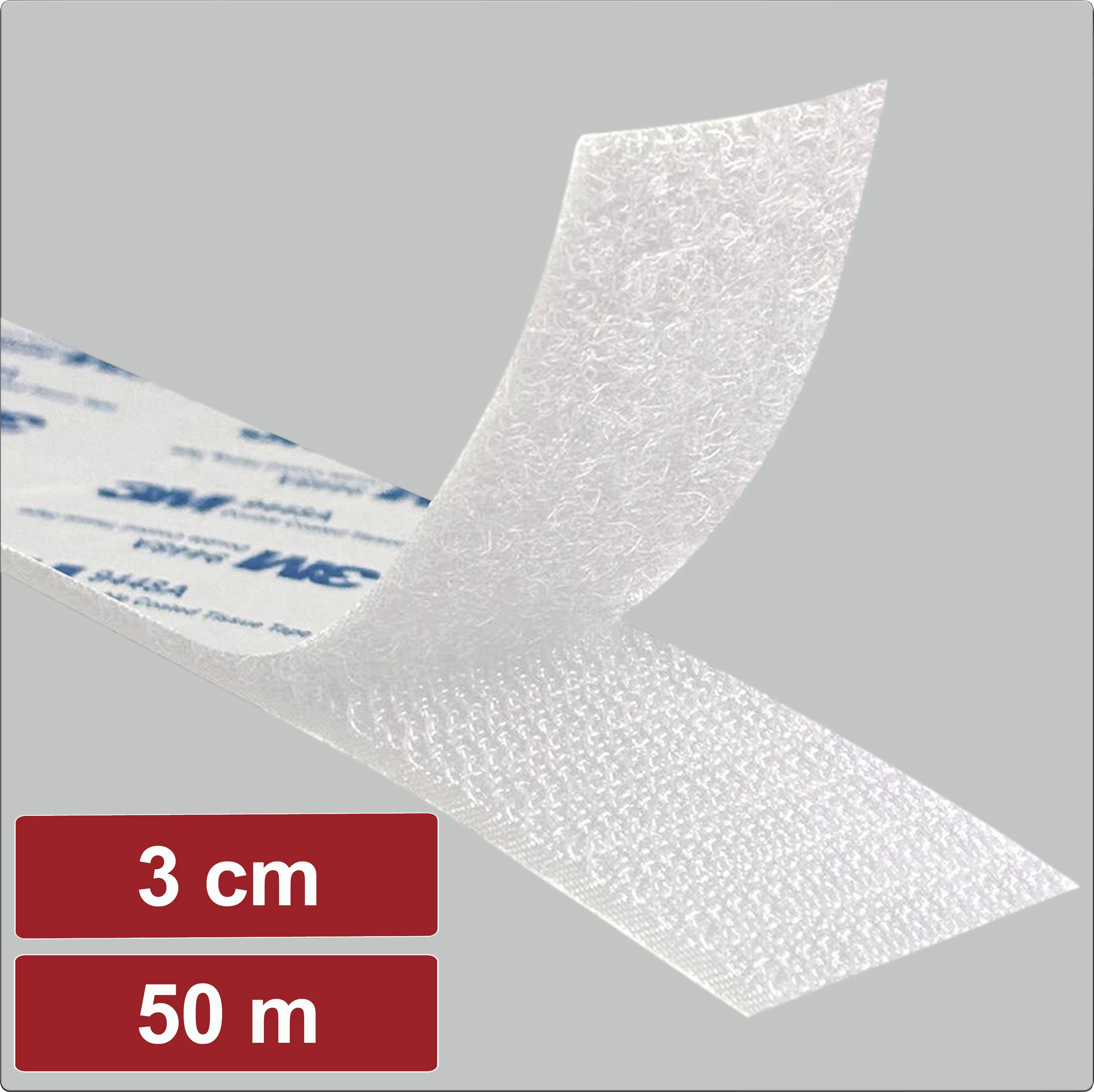 Клейка стрічка Velcro для гаража електроніки EG25CA138 EG25CA138, (Д x Ш) 50 м x 3 см, 50 м