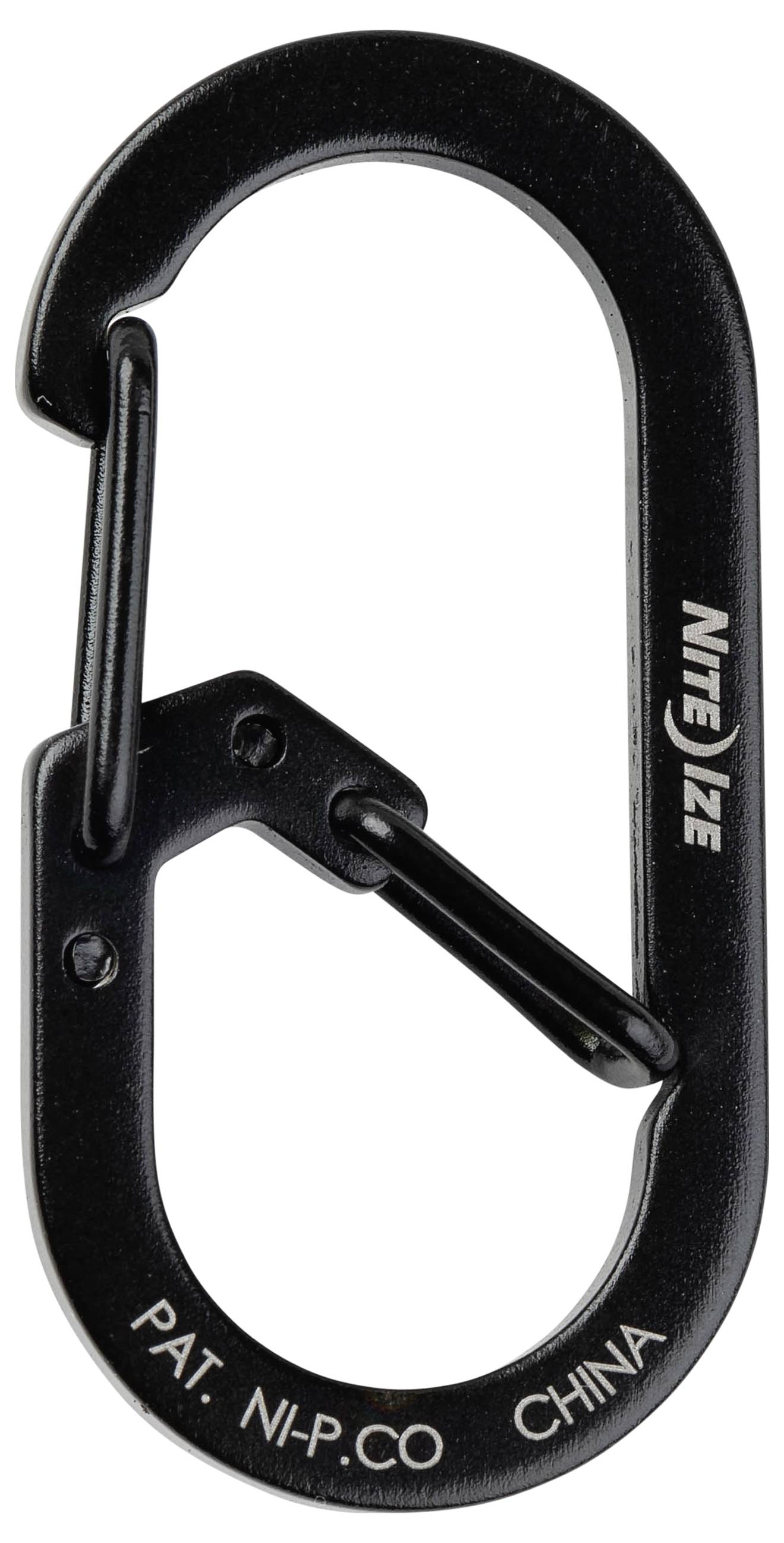 Карабін для ключів NITE Ize NI-GS1-01-2R6 чорний, 2 шт.