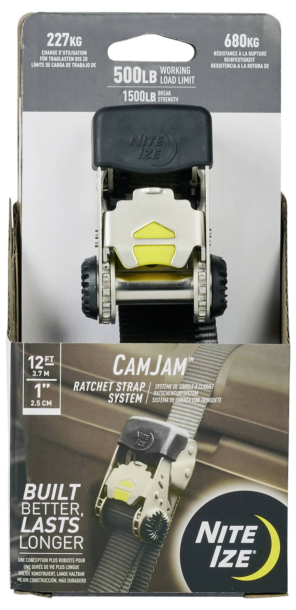 Ремінець NITE Ize NI-CJRS12-09-R8 з храповим механізмом (Д x Ш) 3,7 м x 2,5 см