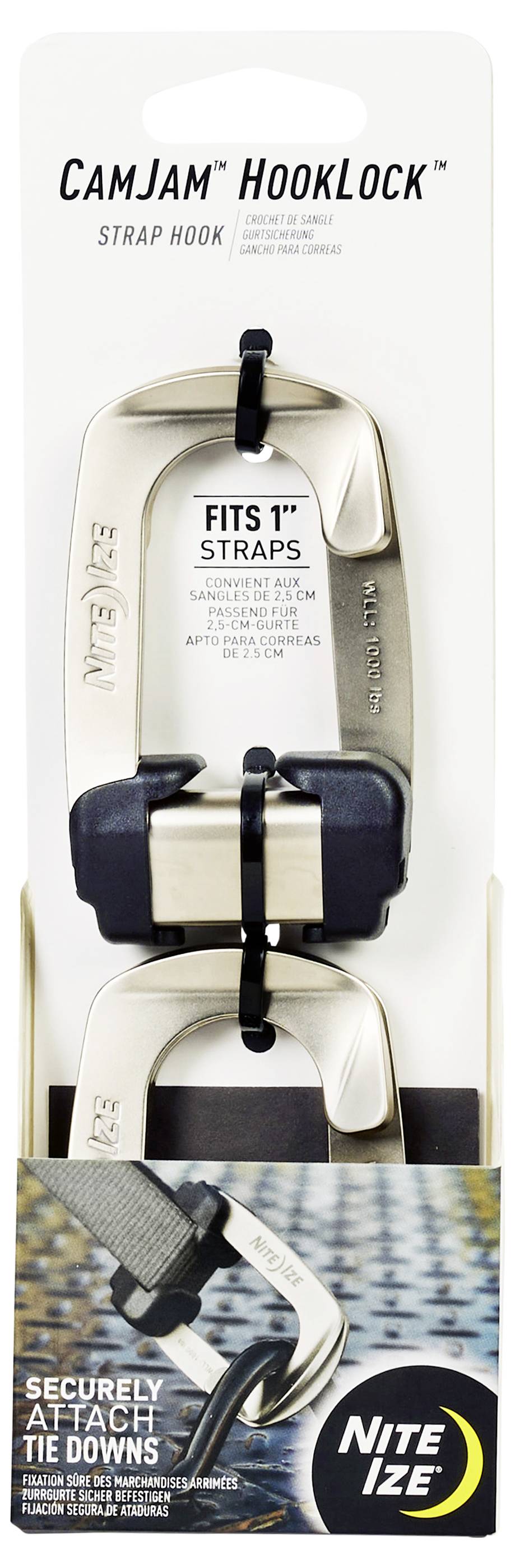 Двосекційний натяжний ремінь NITE Ize NI-CJHL-11-2R8 (Д x Ш x В) 107 x 49,3 x 28,2 мм