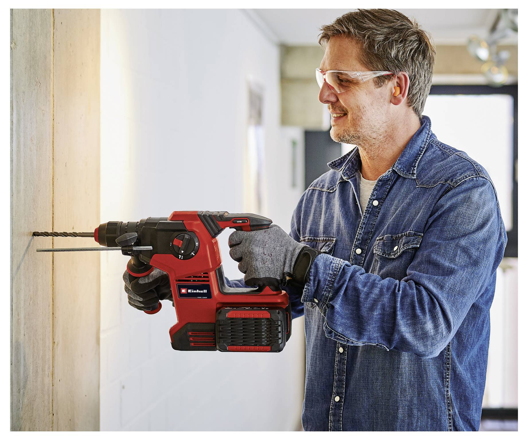 Einhell Professional TP-HD 36/30 Li BL +4 - Solo SDS-Plus - Аккумуляторная ударная дрель; 36 В; 3,0 Ач; Li-Ion; бесщеточный двигат