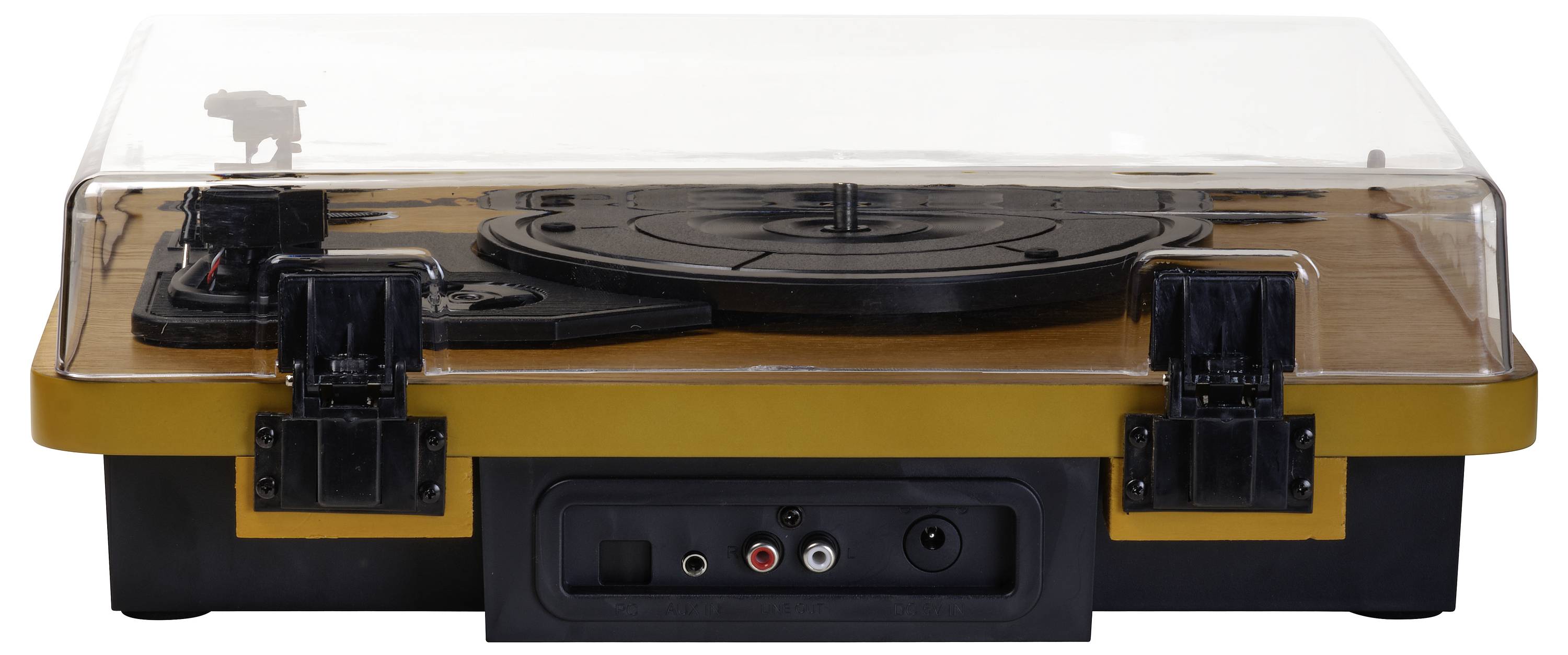 Дерев'яний програвач вертушок Denver VPL-230LW, чорний