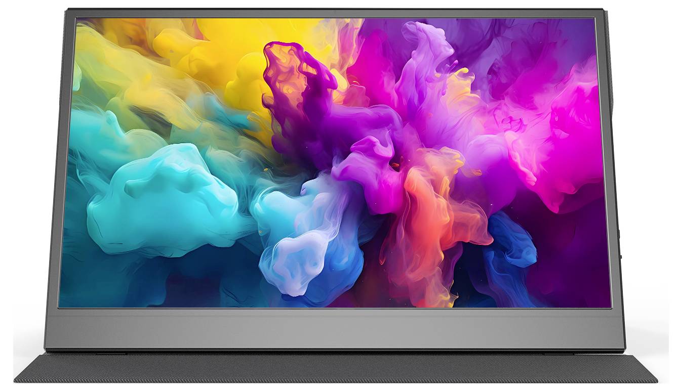 Монітор Denver PMO-15604 EEK B (A - G) 39,6 см (15,6 дюйма) 16:9 30 мс Mini HDMI, USB-C®, навушники (роз'єм 3,5 мм) РК-дисплей (IP