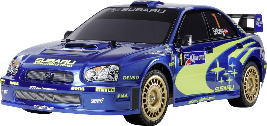 Tamiya RC Impreza Mexico '04 (TT-01E) Синій, Золотий 1:10 Радіокерована модель автомобіля Електричний дрифт Повний привід Зроби са