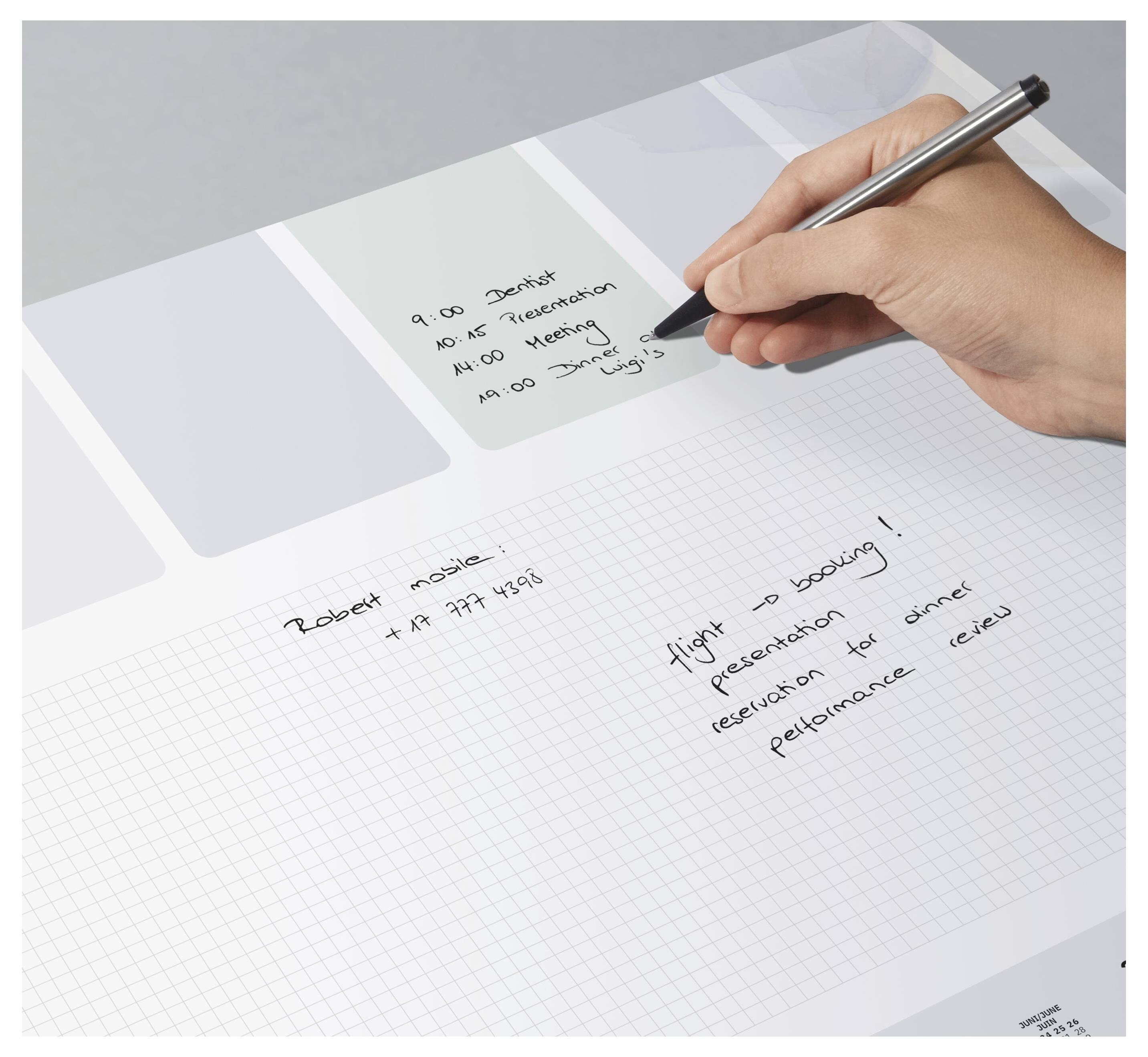 Блокнот для тижневого планувальника Sigel H6312 Білий, Сірий (Ш x В) 59,50 см x 41 см