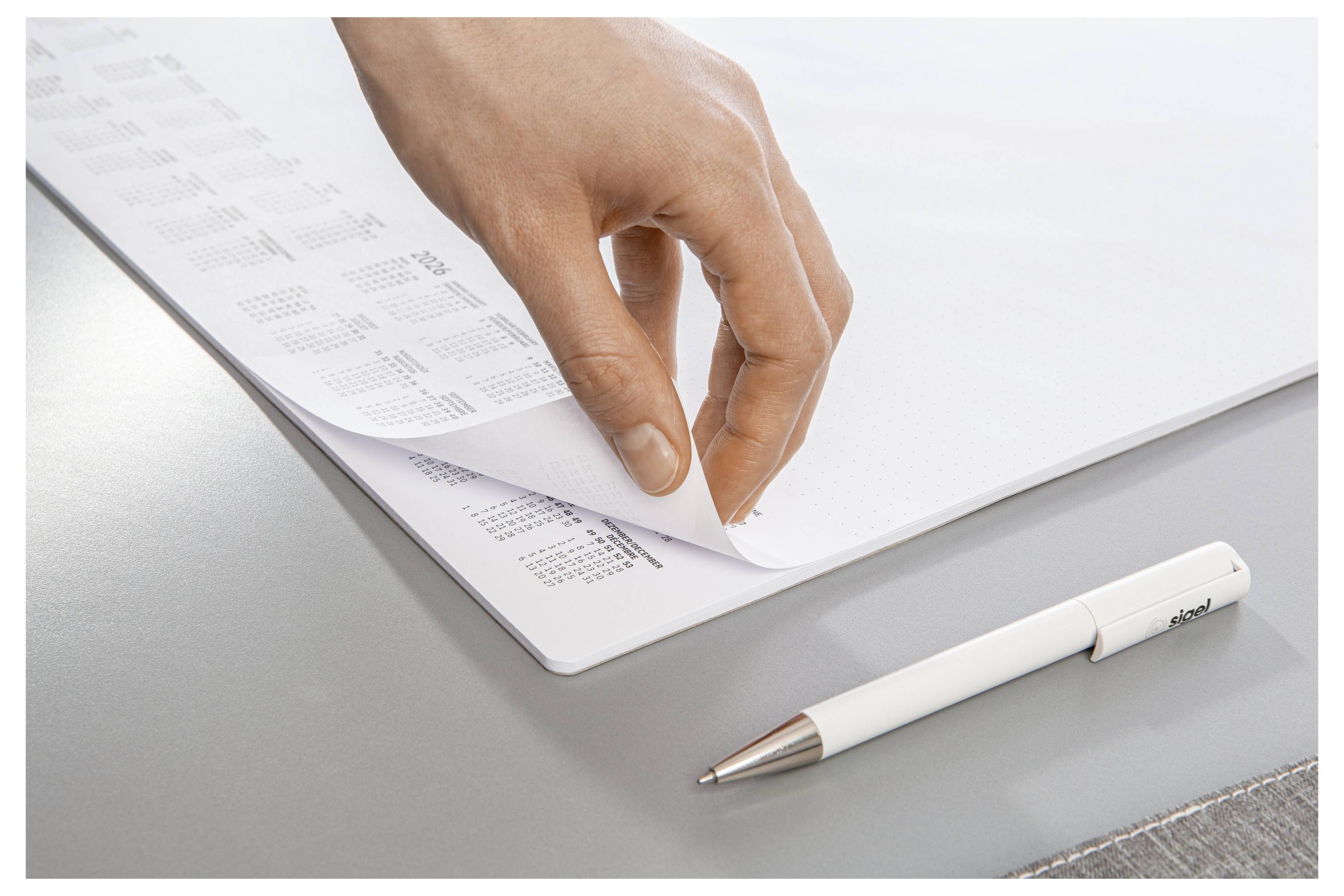 Настольный коврик Sigel H6501, белый (Ш x В) 42 мм x 297 мм