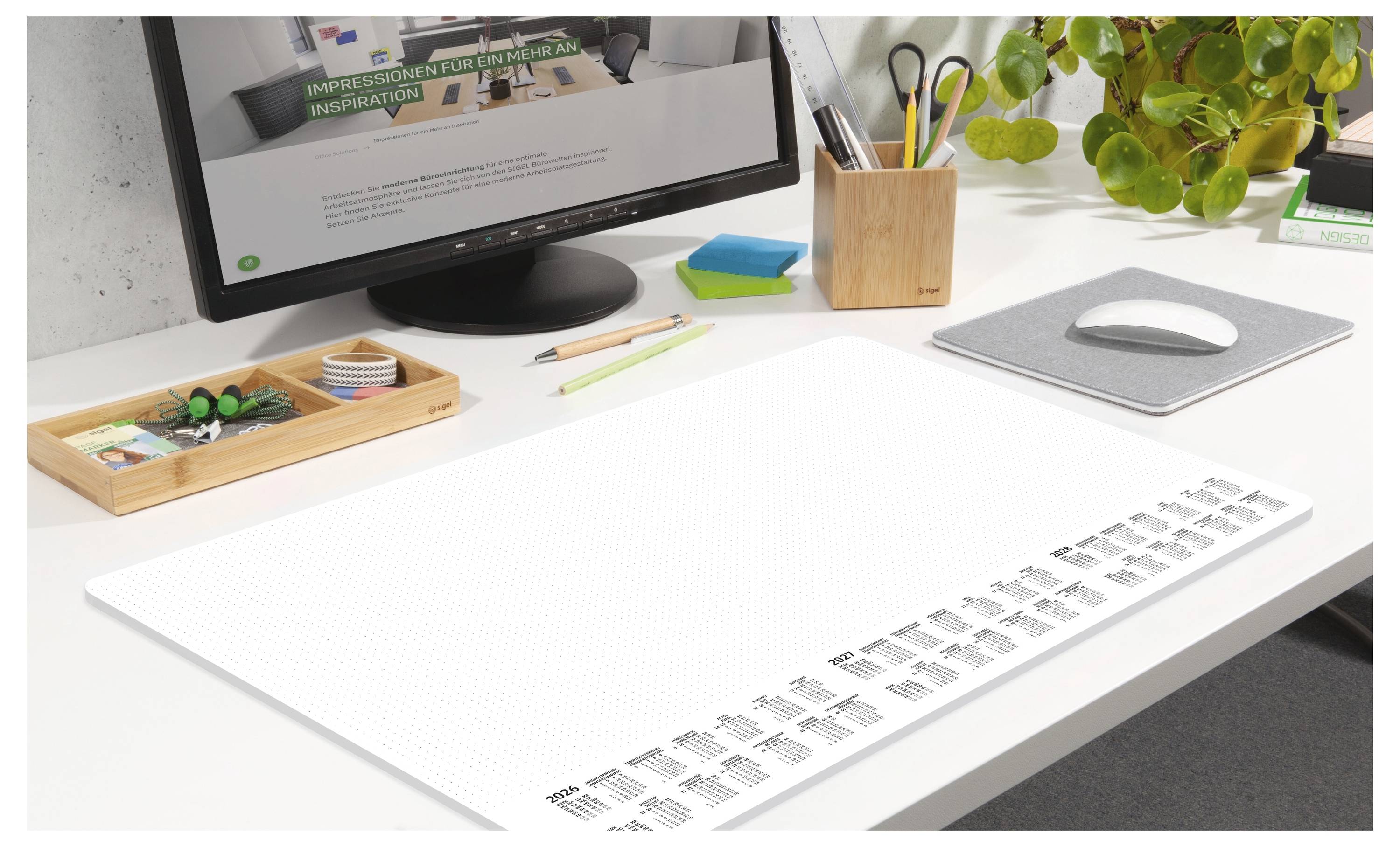 Підкладка для столу Sigel H6301 Біла (Ш x В) 59,50 см x 41 см