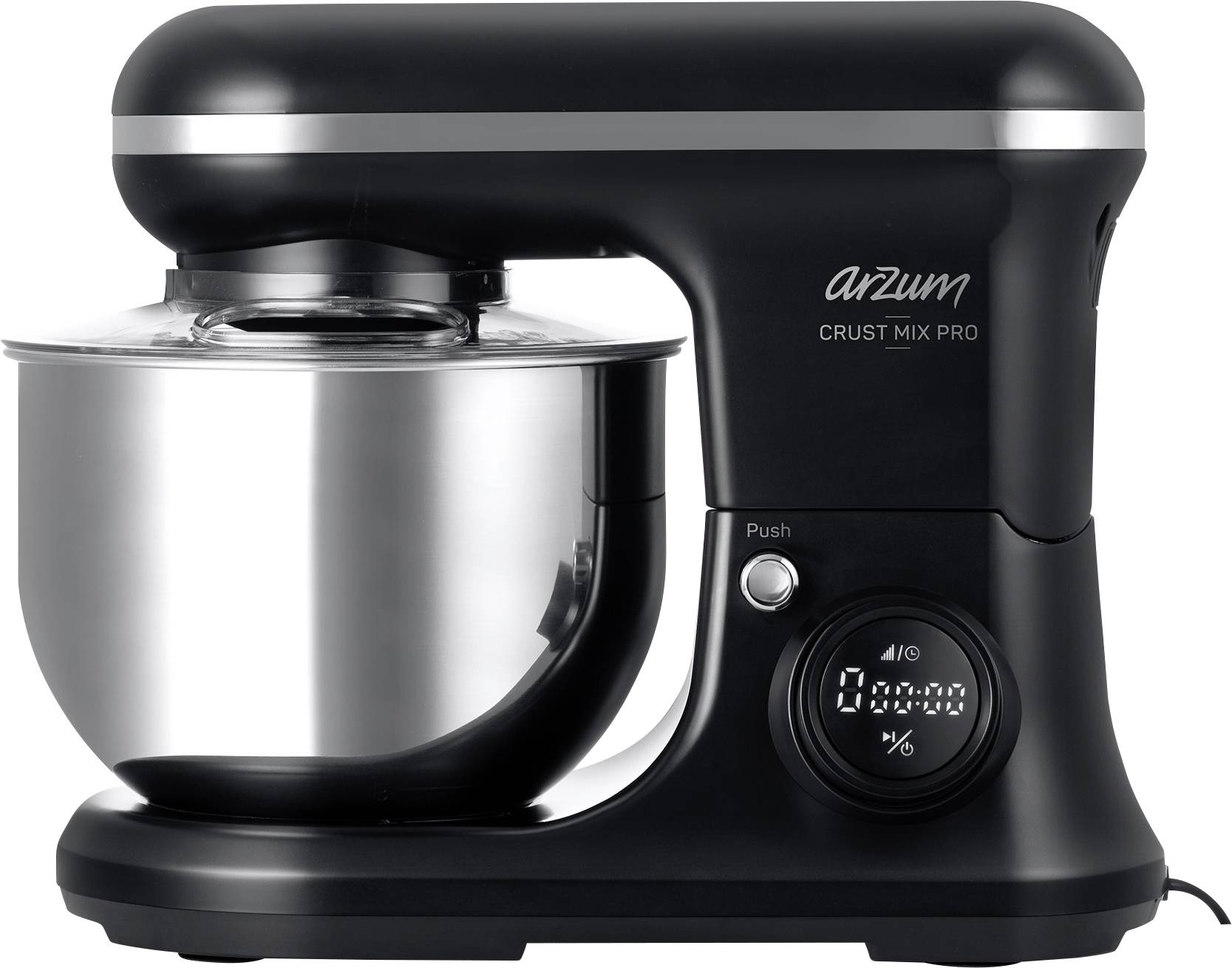 Кухонний комбайн Arzum Crust Mix Pro, 1200 Вт, чорний