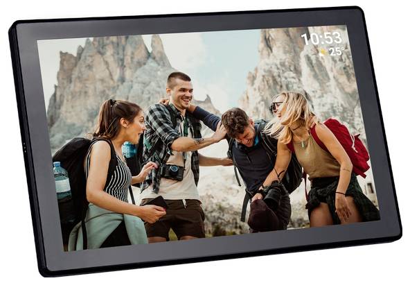 Braun Phototechnik DigiFrame 1011 WiFi мобільна цифрова фоторамка 25.7 см 10.1 дюйма 1280 x 800 пікселів 16 ГБ чорний