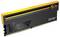 Moduł pamięci Lexar THOR DDR5, wyposażony w czarny radiator z pomarańczowymi akcentami i logo Lexar, przeznaczony do wydajnych obliczeń komputerowych.