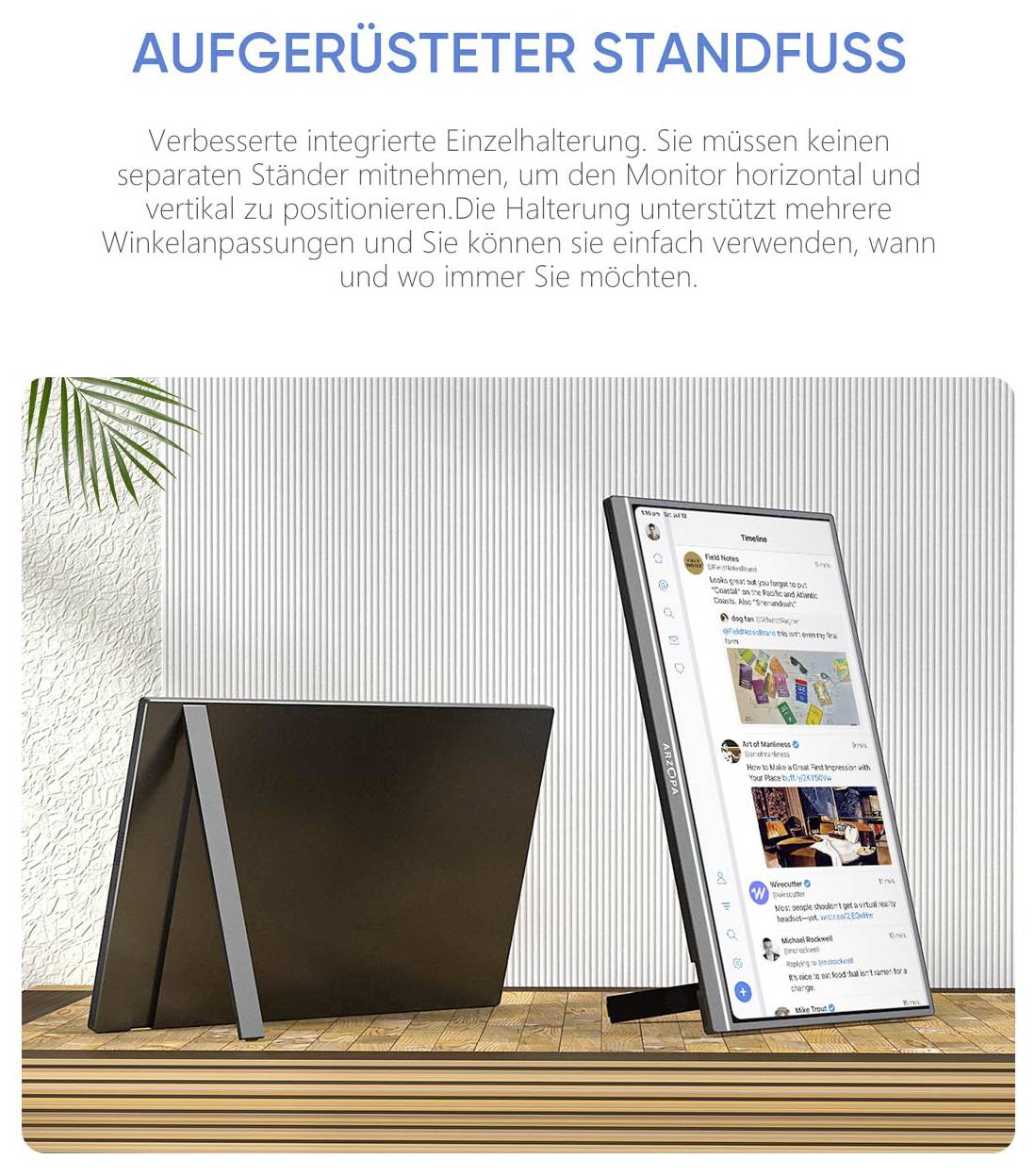 Монітор Arzopa A1M 1 шт.