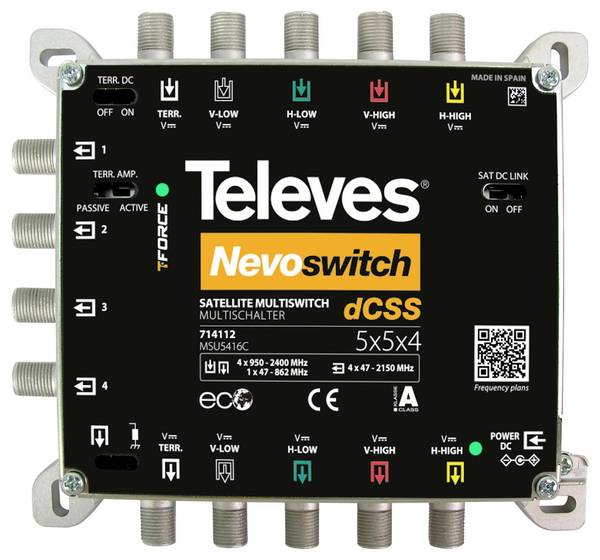 Multiprzełącznik SAT Televes MSU5416C