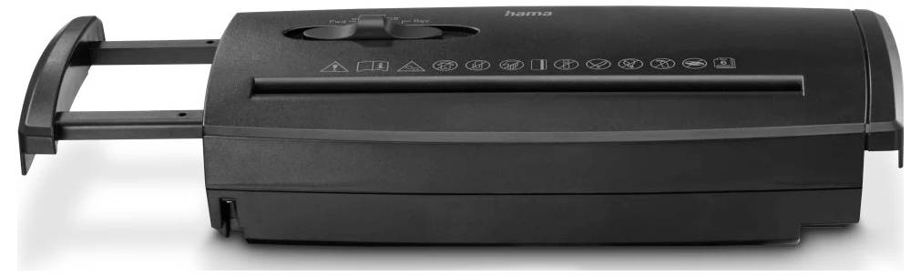 Шредер Hama Classic S60 на 6 аркушів 6 мм P-2 Також подрібнює кредитні картки, скріпки
