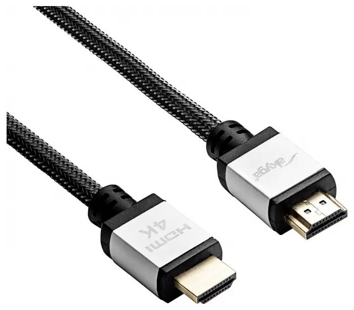 Кабель Akyga 10,0 м чорний Кабель HDMI AK-HD-100P