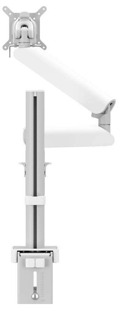 Тримач для настільного монітора Vogel's MOMO 4137 1, 109,2 см (43 дюйми), білий, з регульованою висотою, нахилом, поворотним, порт