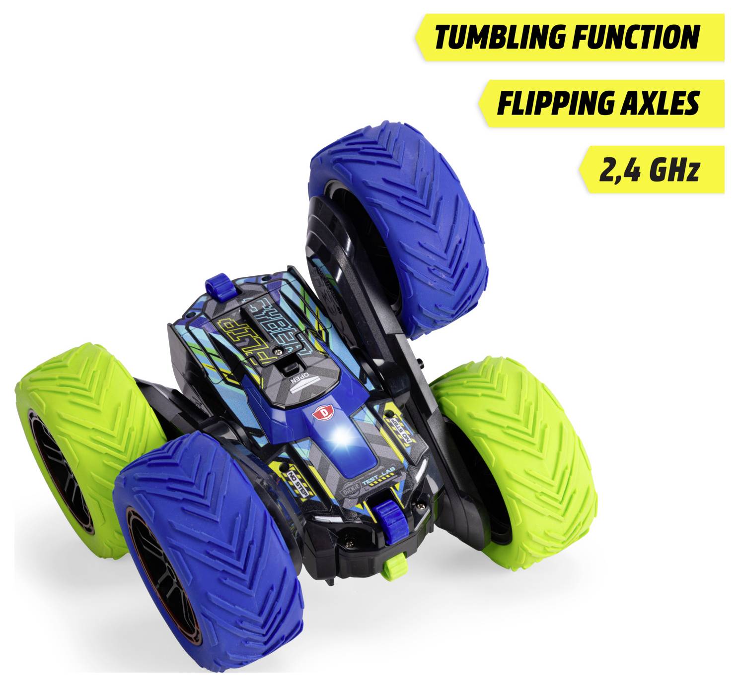 Dickie Toys 201105010 RC Cyber Flip, RTR 1:18 RC автомобіль для початківців електричний