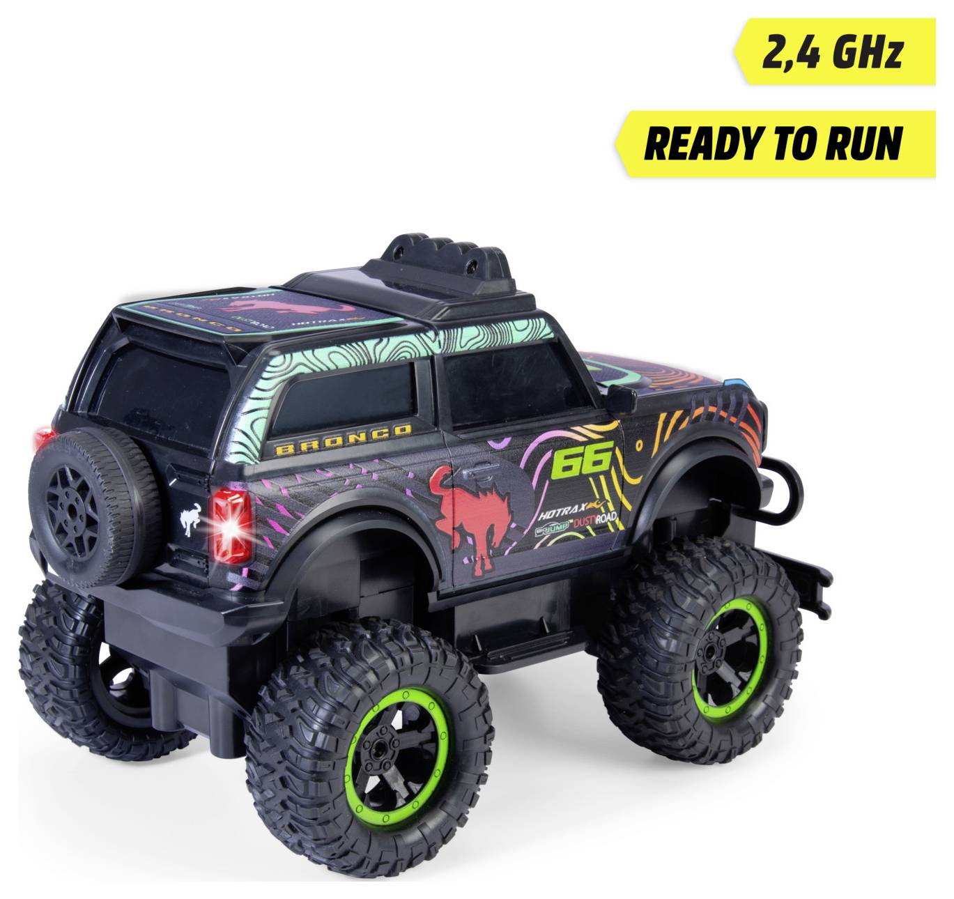 Dickie Toys 201106017 RC Ford Bronco, RTR 1:16 RC автомобіль для початківців Електричний позашляховик