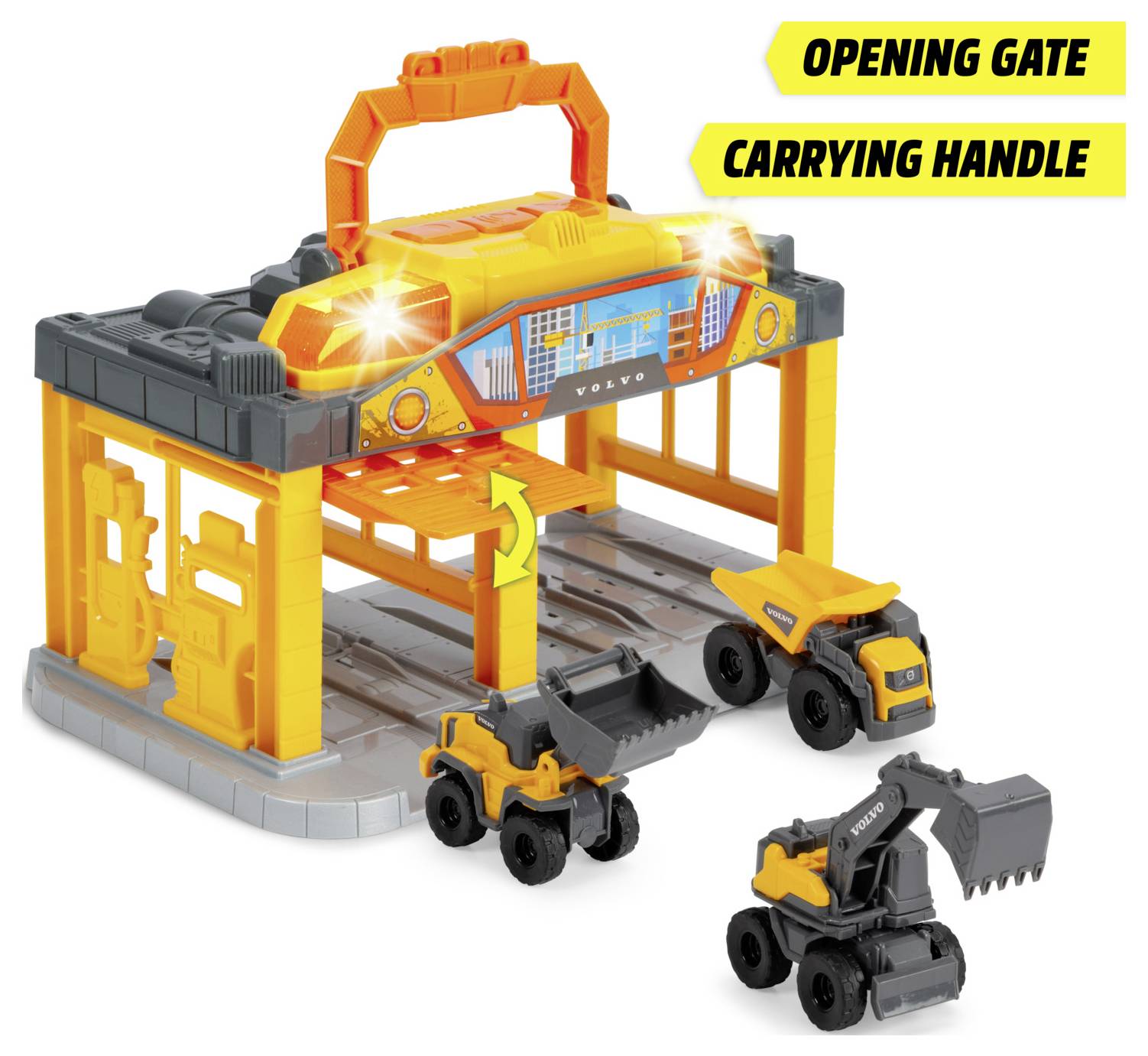 Готова модель мікроконструктора Dickie Toys Volvo Автостанція