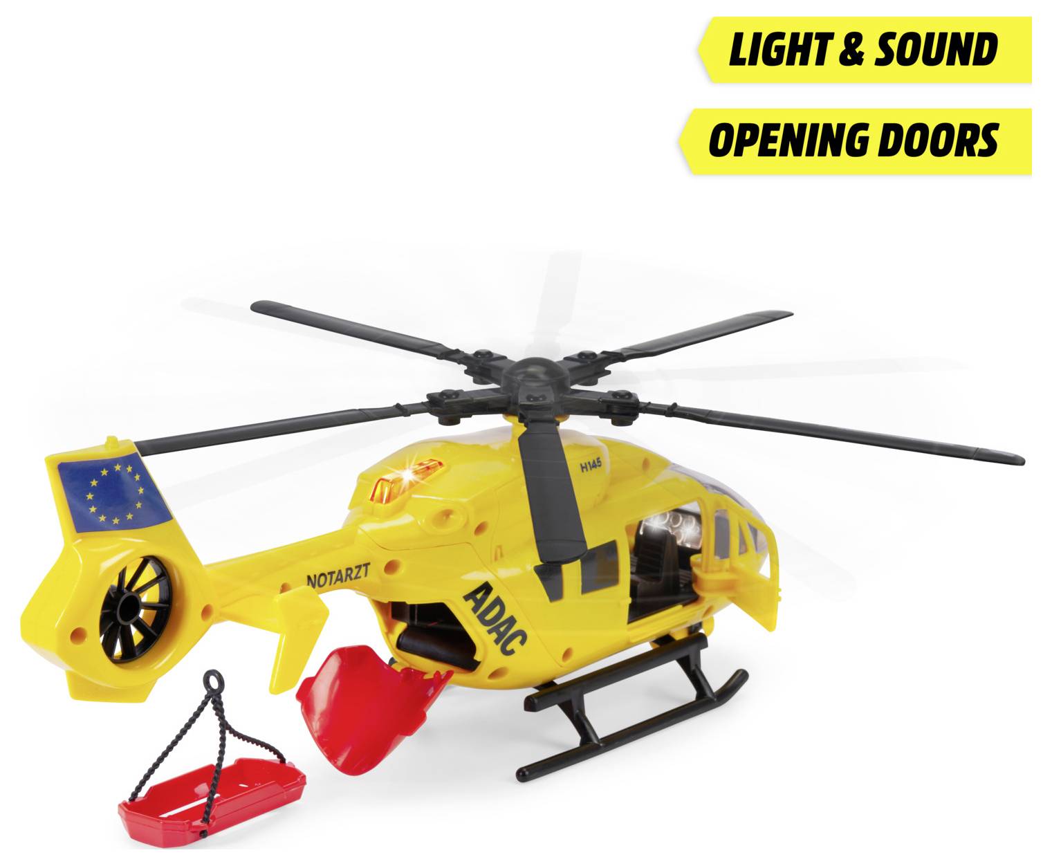 Готова модель рятувального гелікоптера Dickie Toys ADAC Airbus H145 Модель гелікоптера