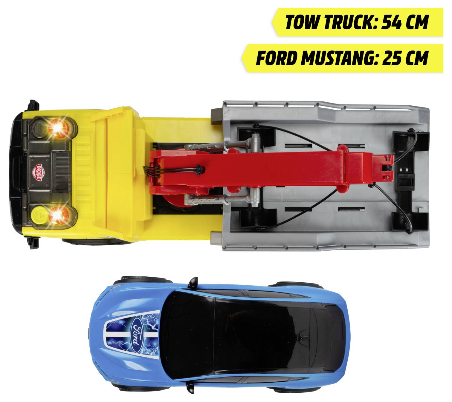 Готова модель вантажівки Dickie Toys Volvo, Ford Giant Evakuator