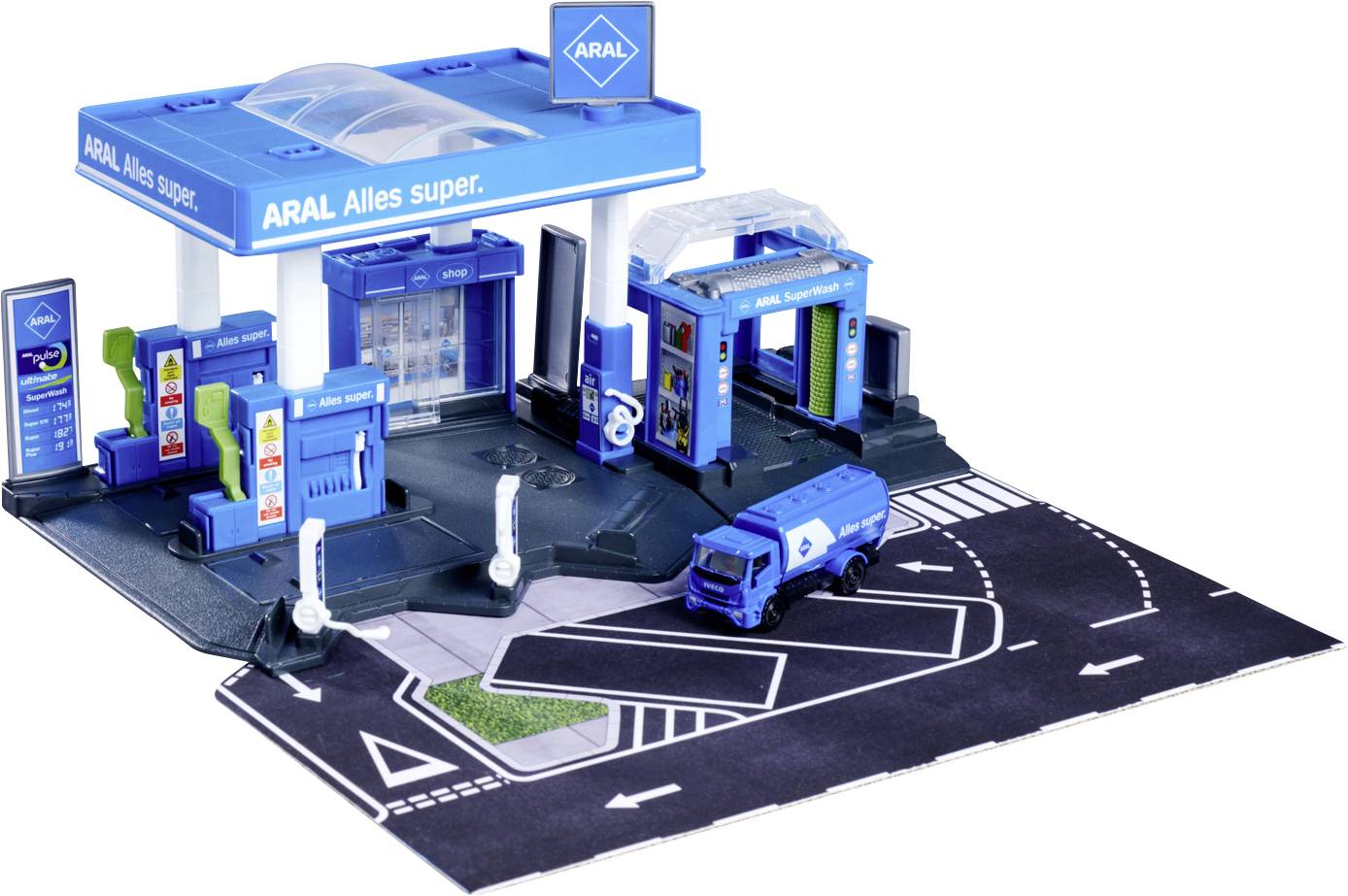 Majorette #####Tankstellen-Set