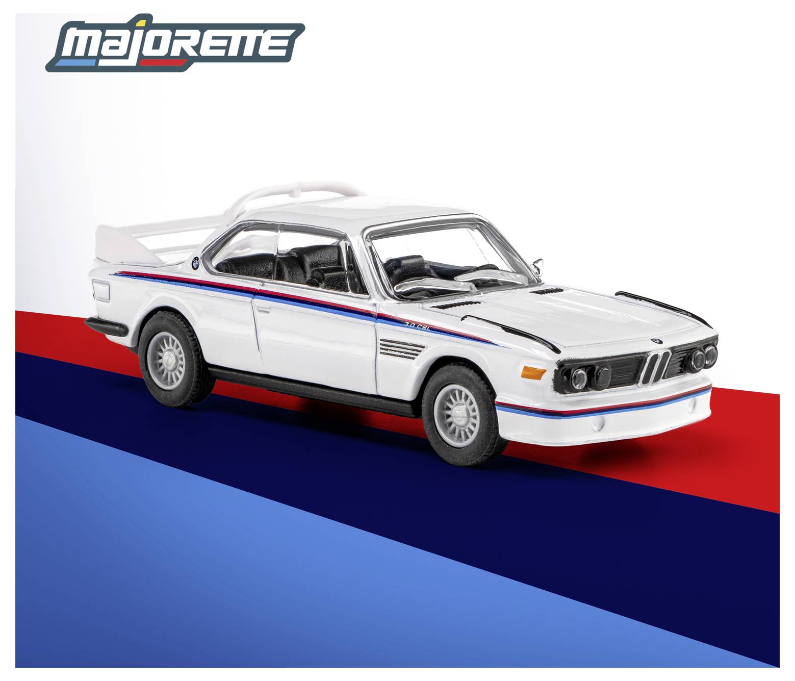 Колекція Majorette BMW 1975, 3.0 CSL, готова модель автомобіля