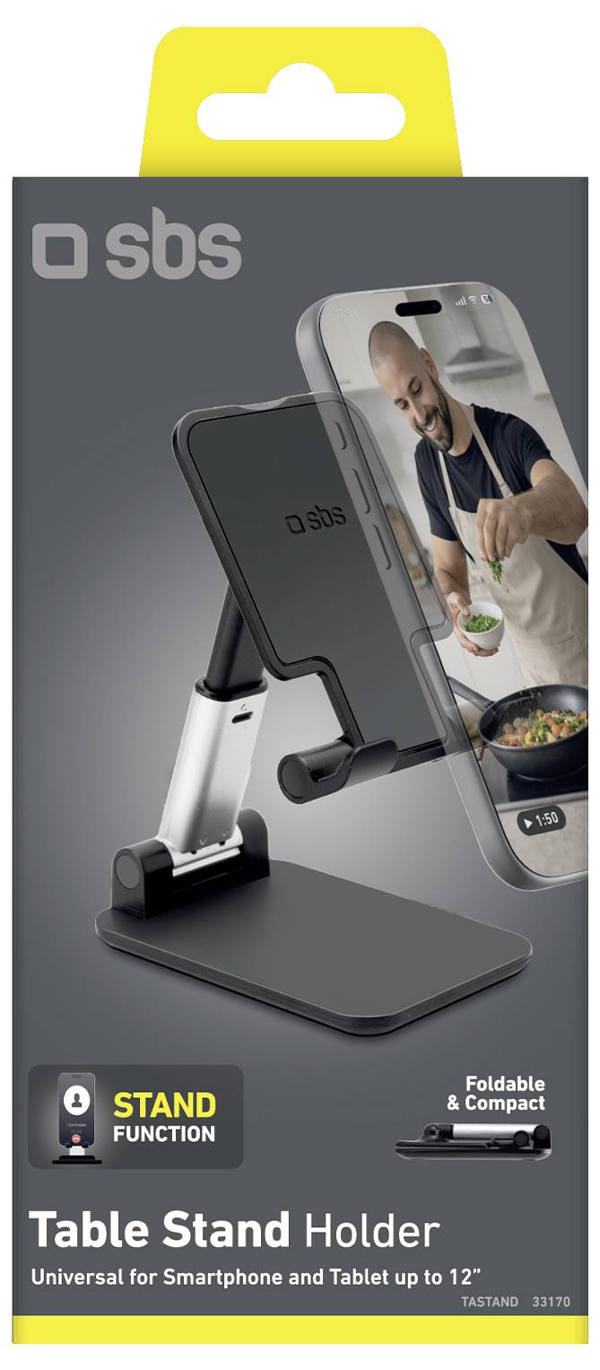 Мобільна настільна підставка SBS, чорна