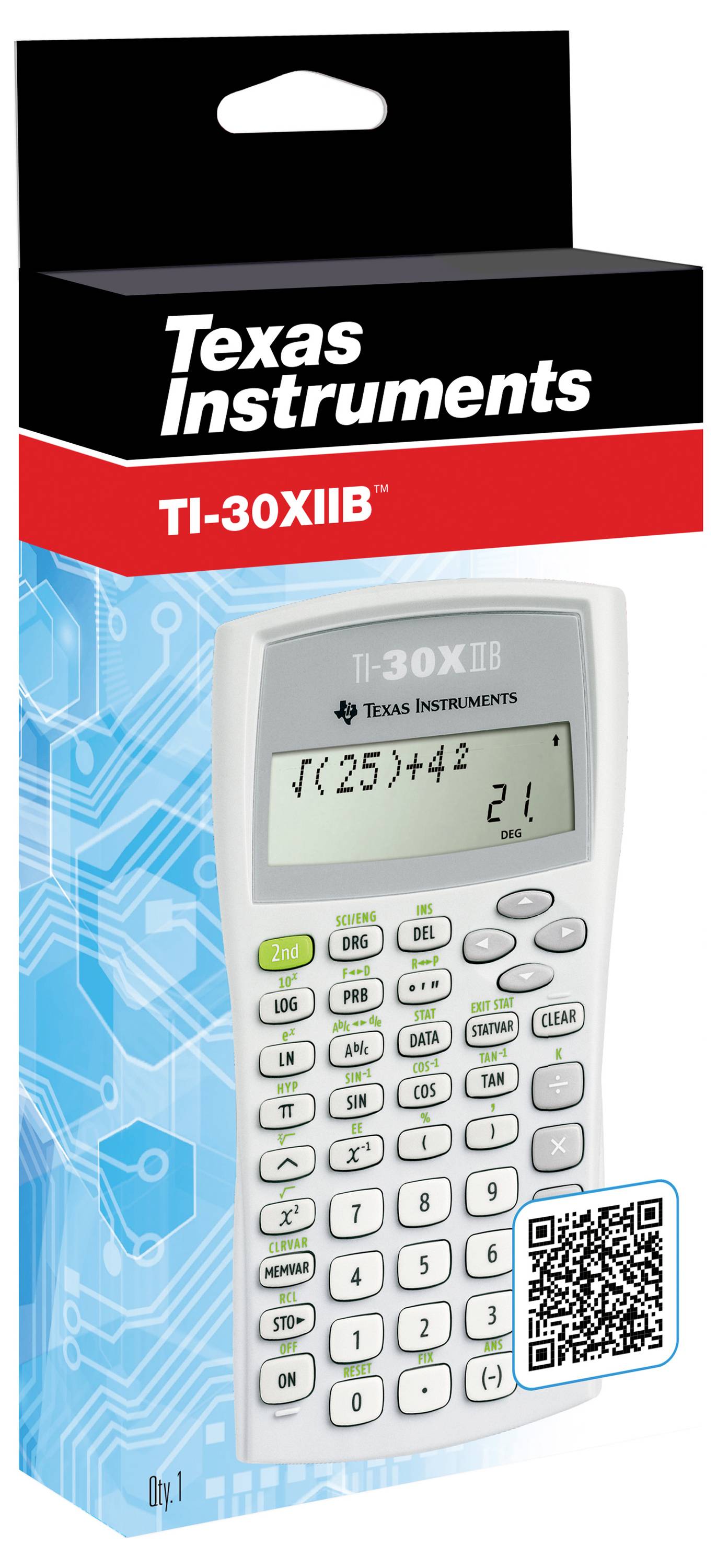 Калькулятор Texas Instruments Schulrechner TI-30 X II B Grey School
