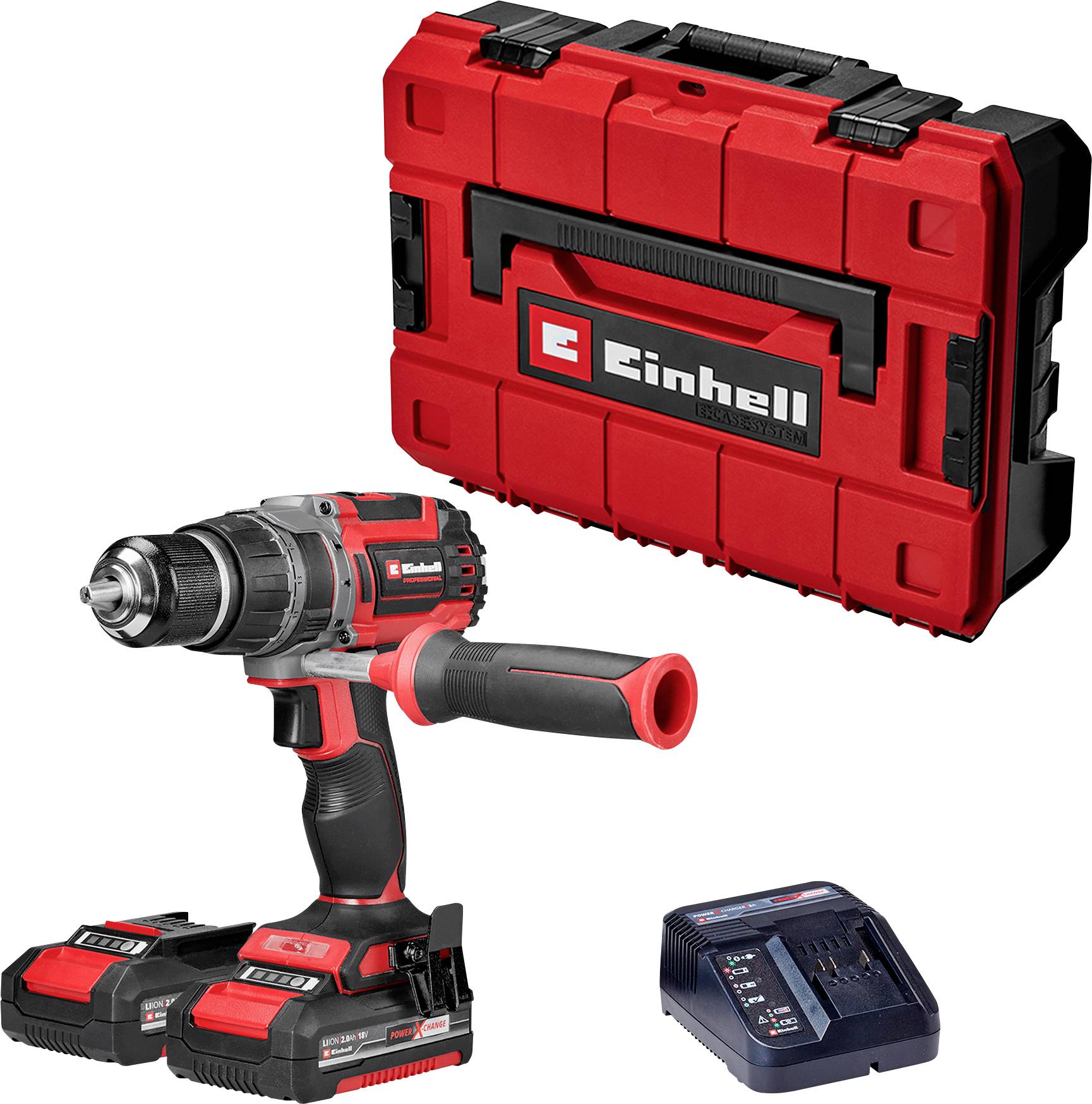 Einhell Professional TP-CD 18/70 Li-i BL (2x2.0Ah) 2-швидкісний акумуляторний ударний гайковерт із зарядним пристроєм, 2 акумулято